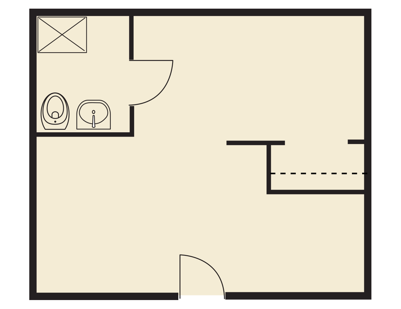 Blpc Floors 0000 One Bedroom - Pearl City Place