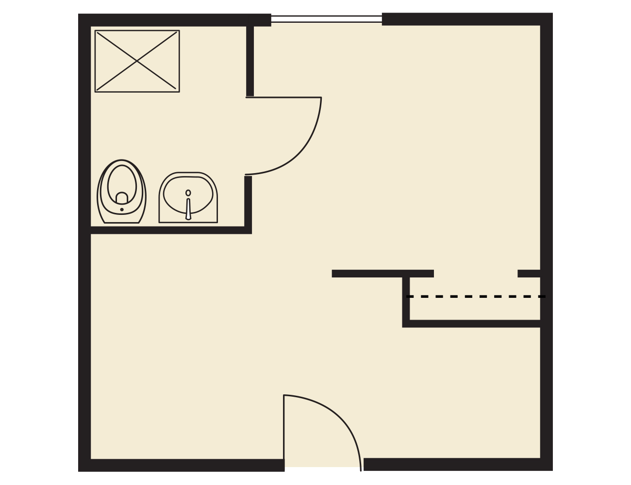Blpc Floors 0001 One Bedroom - Pearl City Place
